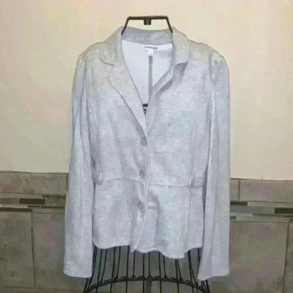 St. John’s bay soft cotton blazer - Picture 1 of 4